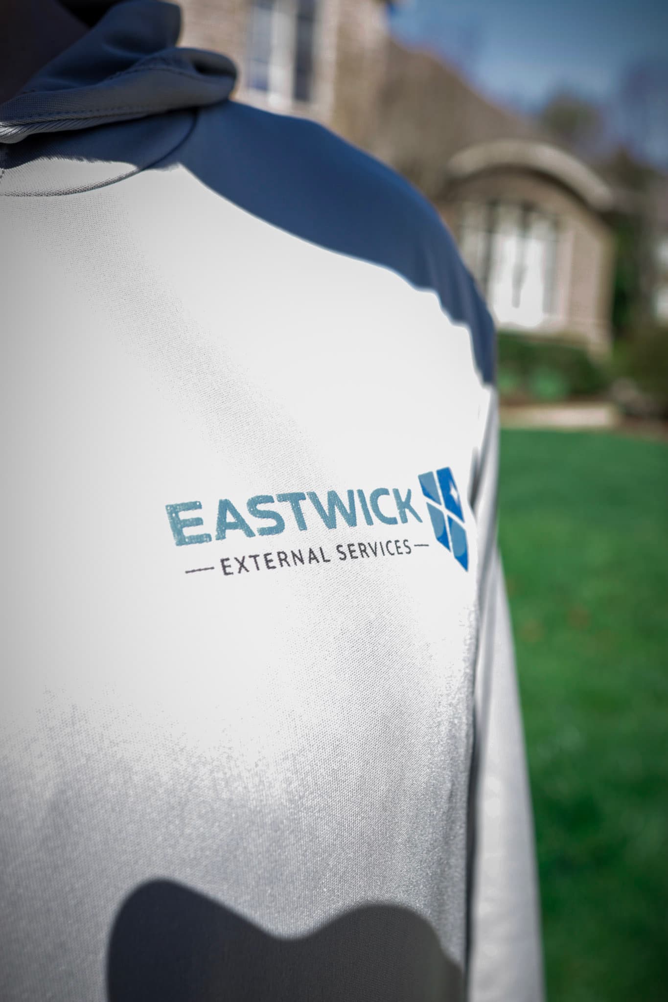 Eastwick crew member in branded uniform at a residential property