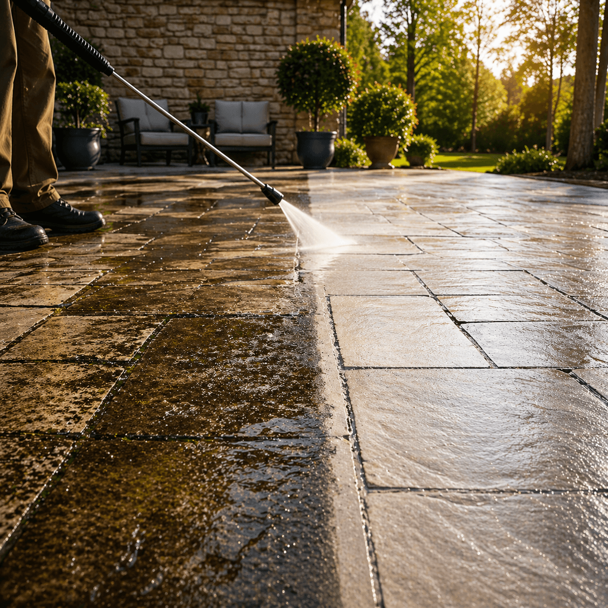 Patio Deep Clean