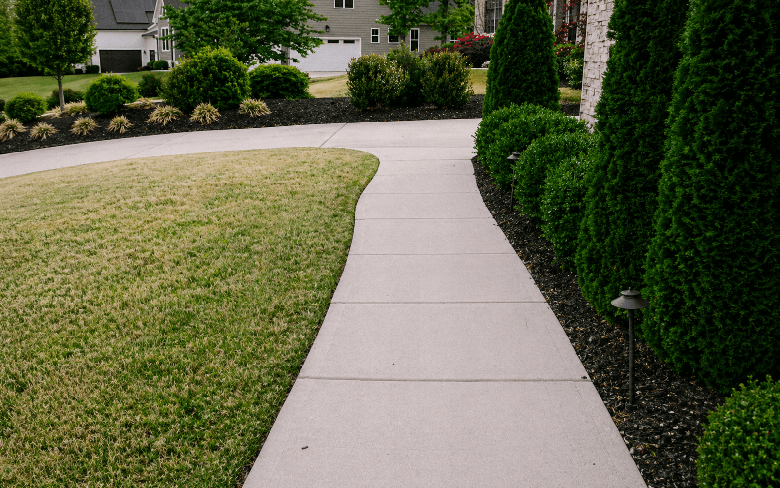 Walkway Transformation after — Clean, safe walkway